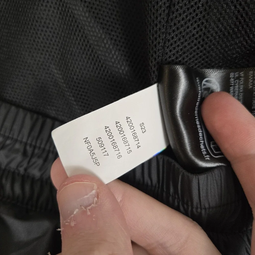 The North Face Hydrenaline Pants 2000 Mems 2XL Black Windwall Drawstring Tapered